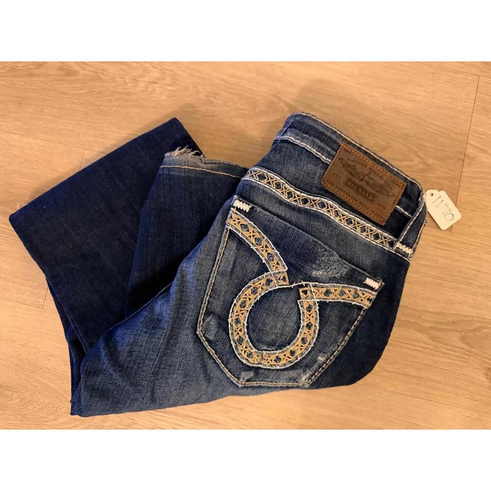 1170 Buckle| Big Star Sweet Flare Ultra Low Rise Jeans 29XL - Picture 4 of 9